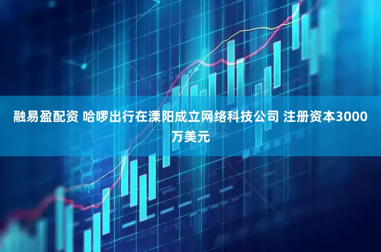 融易盈配资 哈啰出行在溧阳成立网络科技公司 注册资本3000万美元